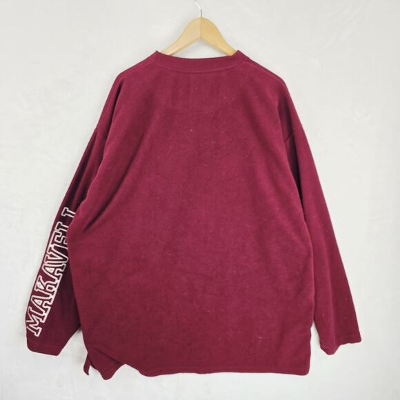 Makaveli Branded Henley Sweatshirt Mens XXL Vintage Tupac Embroidered Pullover - Picture 10 of 12